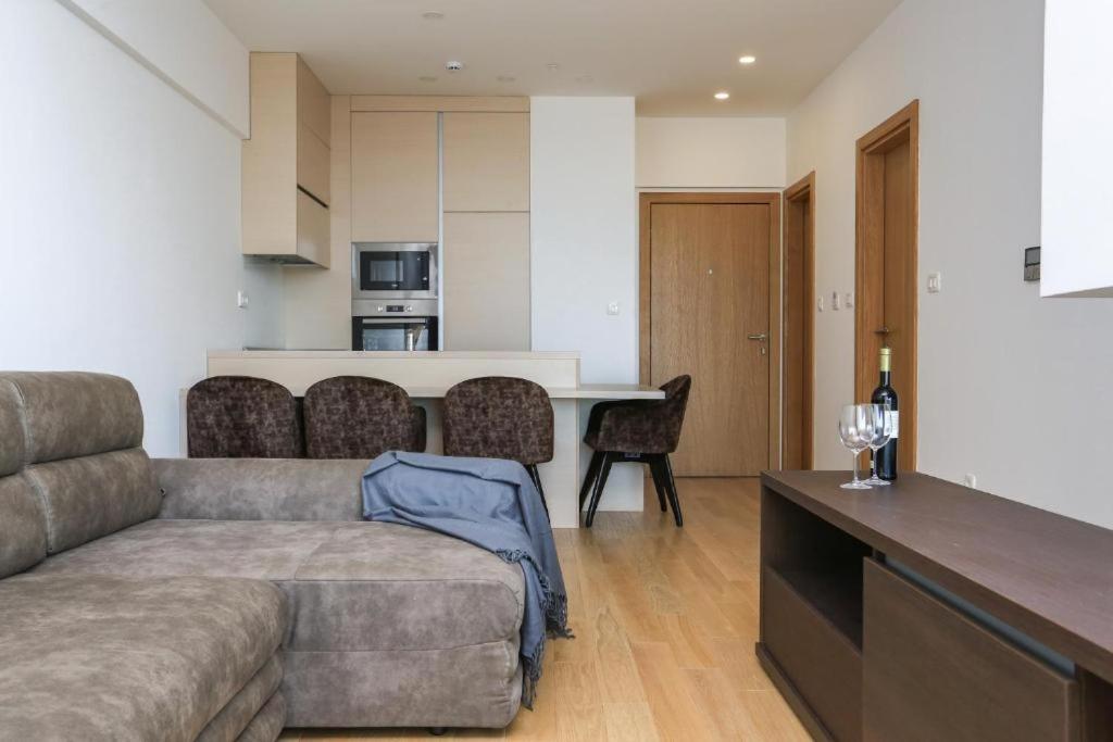Posezení v ubytování Apartments Lux
