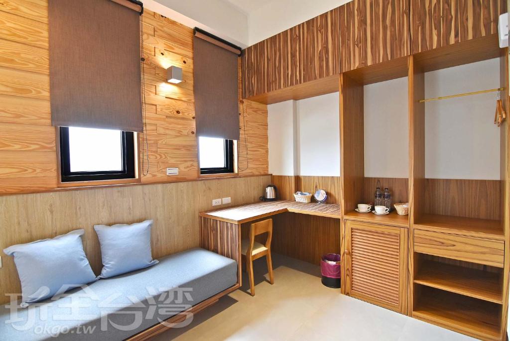 Posezení v ubytování Captain Ou Homestay