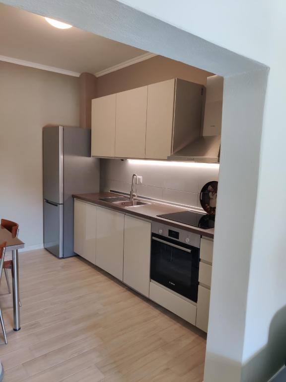 Kuchyň nebo kuchyňský kout v ubytování Filios Apartment