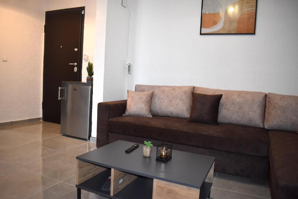 Posezení v ubytování Aegean View Apartment