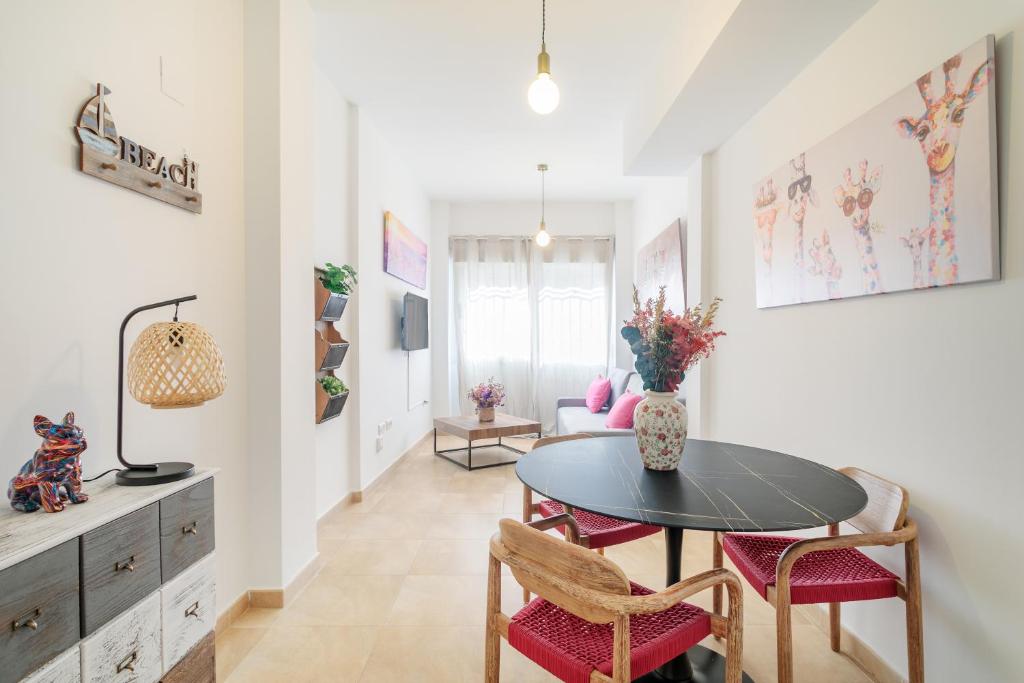 Χώρος καθιστικού στο El sueño de Mauro