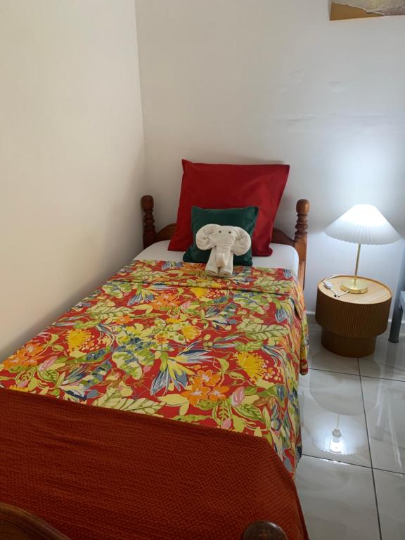 Postel nebo postele na pokoji v ubytování Bas de villa de 3 chambres et spa