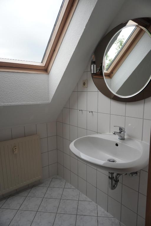 Koupelna v ubytování Alcor Hotel Feriendorf an der Ostsee
