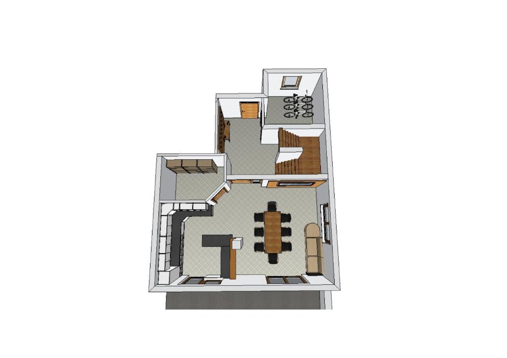 Plán poschodí v ubytovaní Hochwart Apartment - in der Nähe der Liftstation Schönleiten