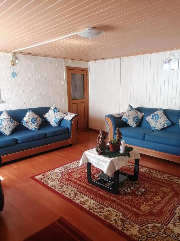 Χώρος καθιστικού στο Amplia casa en Puerto Montt