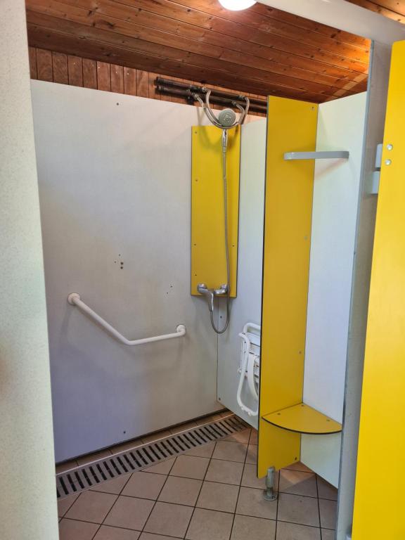 Koupelna v ubytování Les Chalets Guinguette