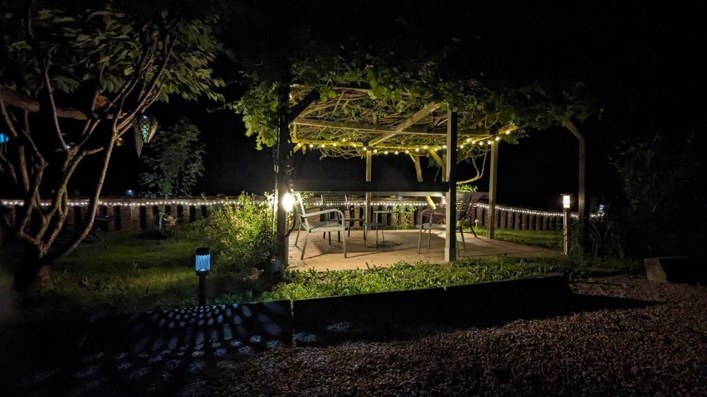 Zahrada ubytování Ô berges de Brens