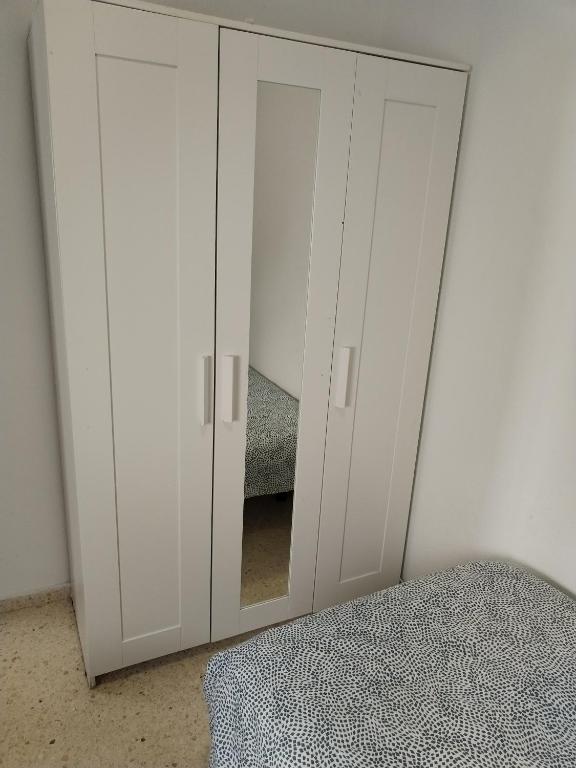 Postel nebo postele na pokoji v ubytování Apartamento Sol A free parking air conditioning