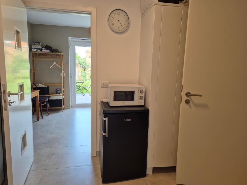 Kuchyň nebo kuchyňský kout v ubytování Ryokan met futon