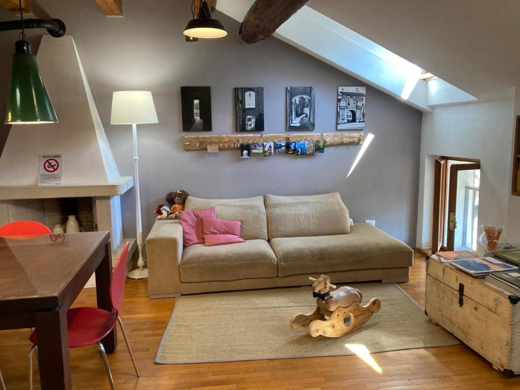 Posezení v ubytování A casa di Checco