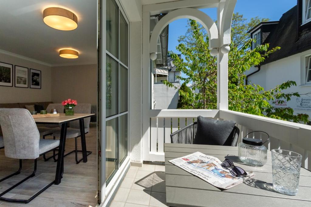 Ein Balkon oder eine Terrasse in der Unterkunft Villa Vesta in Top Lage