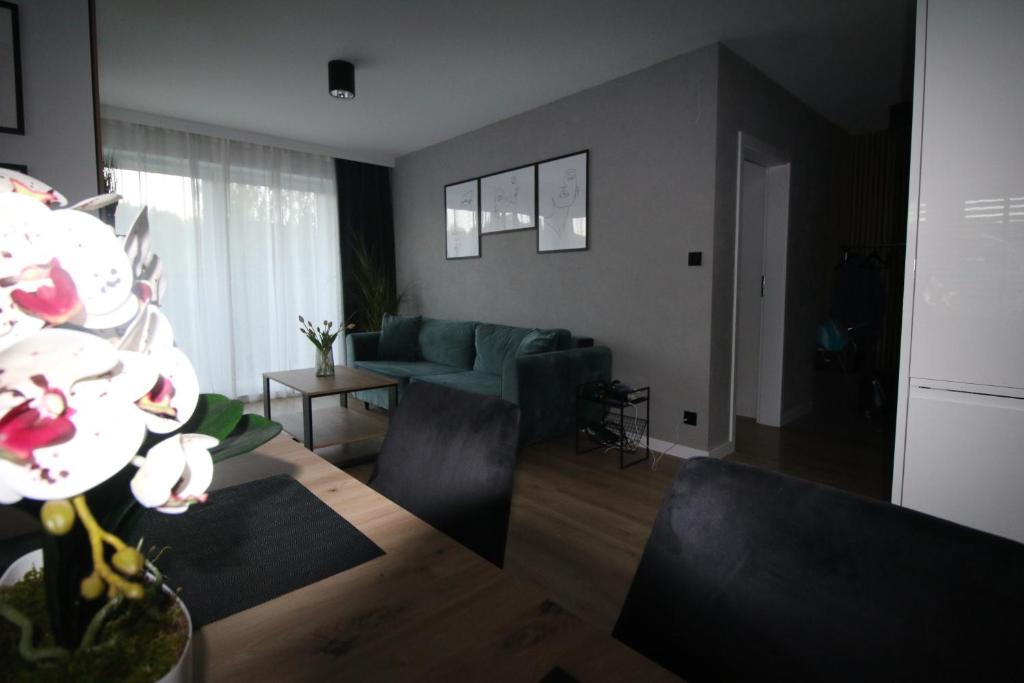 Posezení v ubytování Apartament ARS Platinium Wisła-Spokojna