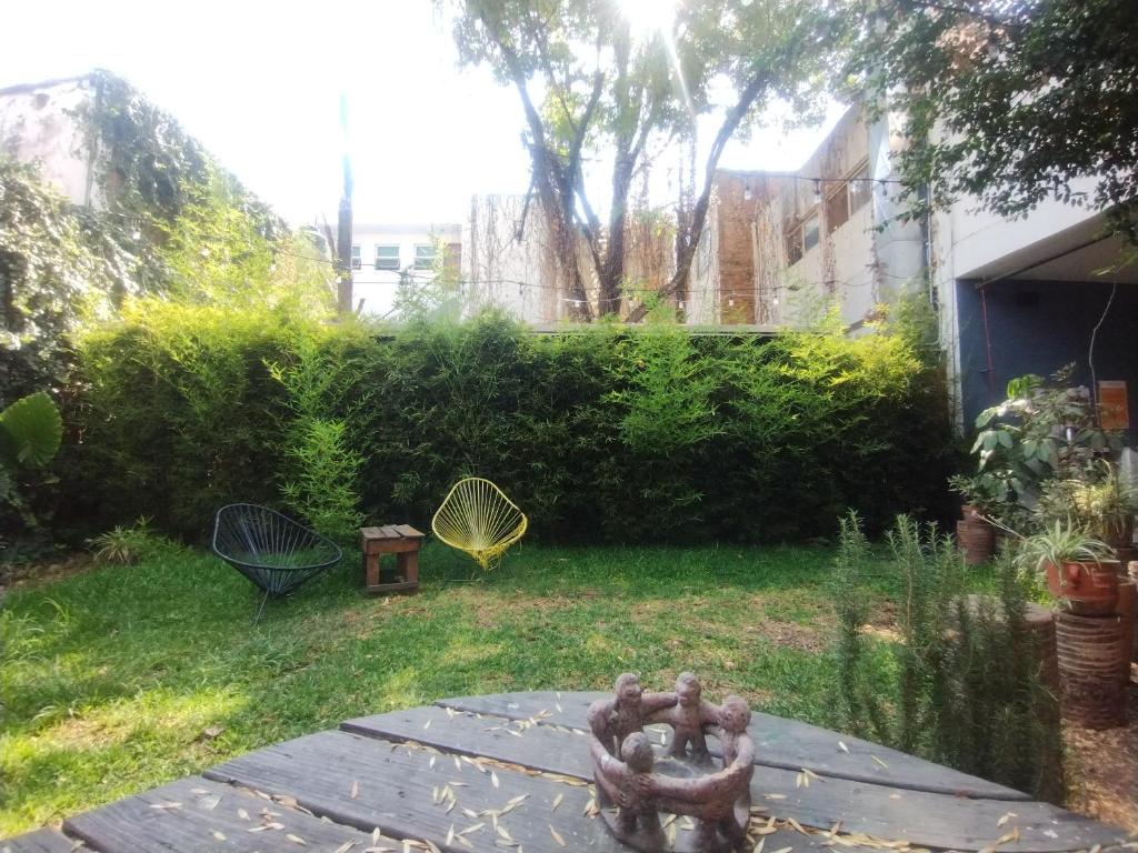 Zahrada ubytování Hostel Hospedarte Chapultepec