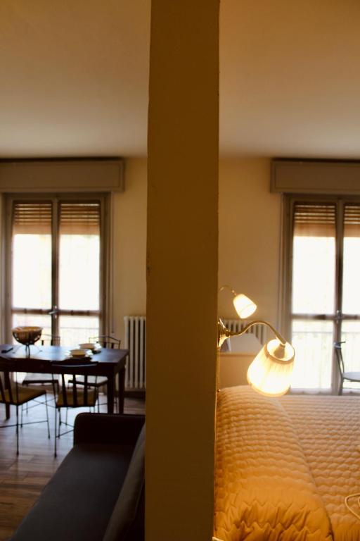 Postel nebo postele na pokoji v ubytování Art Hotel Pandos