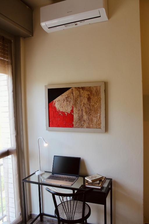TV a/nebo společenská místnost v ubytování Art Hotel Pandos