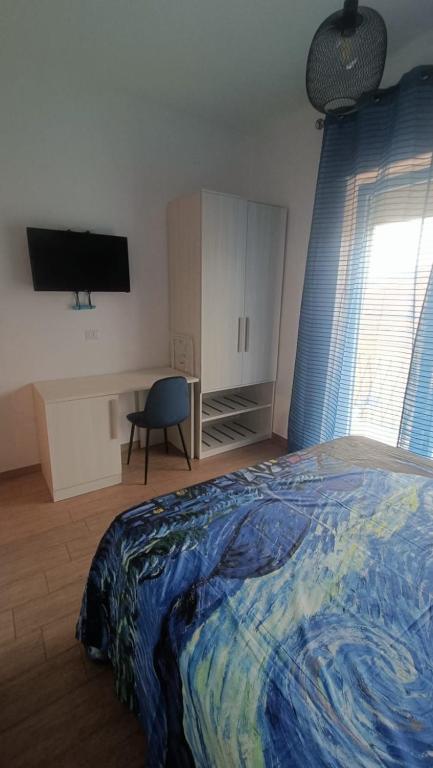 Postel nebo postele na pokoji v ubytování Mar Art Sapri