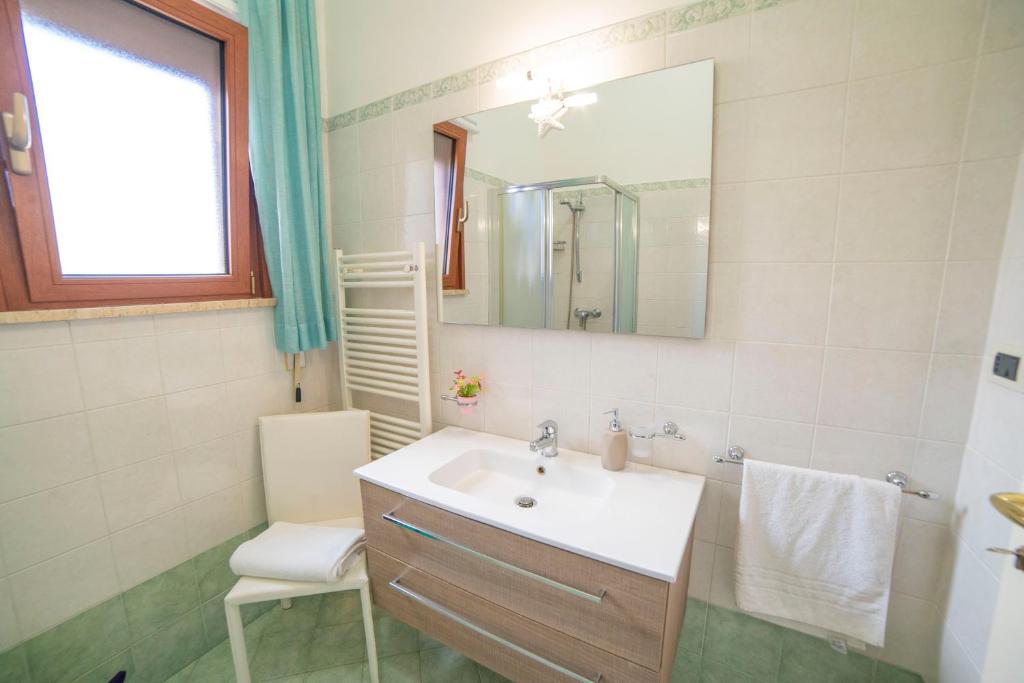Koupelna v ubytování B&B A Due Passi