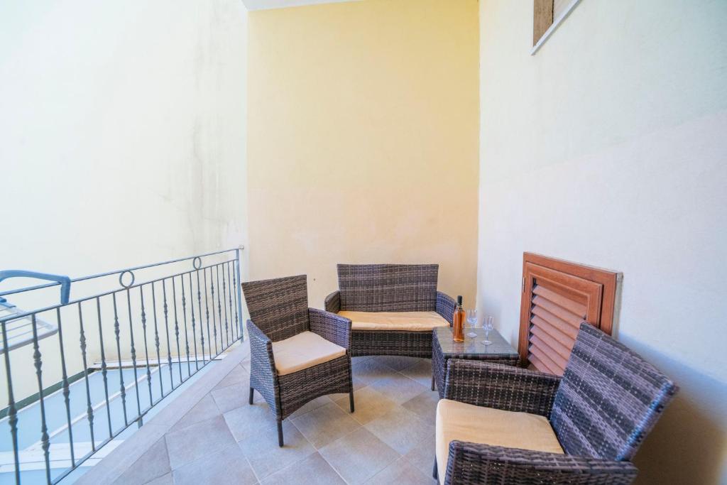 Posezení v ubytování B&B A Due Passi