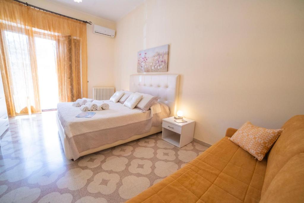 Postel nebo postele na pokoji v ubytování B&B A Due Passi