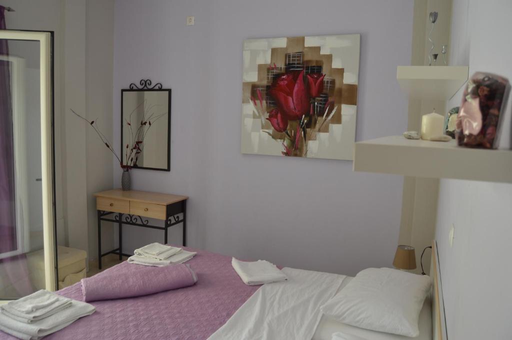Postel nebo postele na pokoji v ubytování Villa Elena