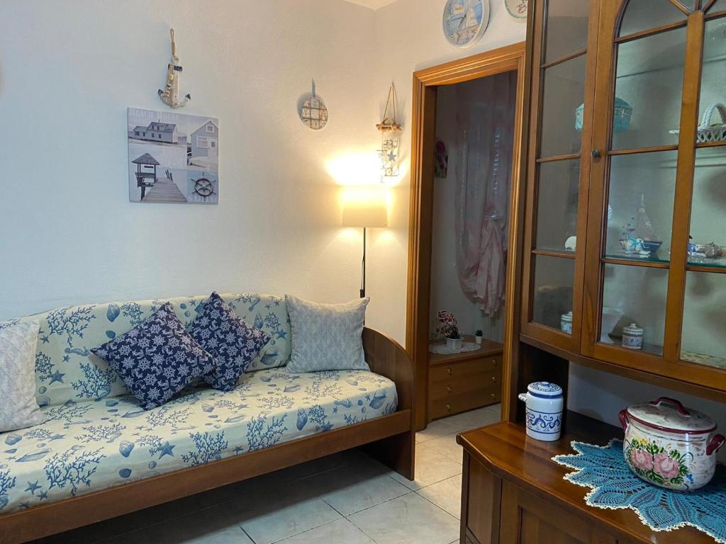 Posezení v ubytování Oleander House
