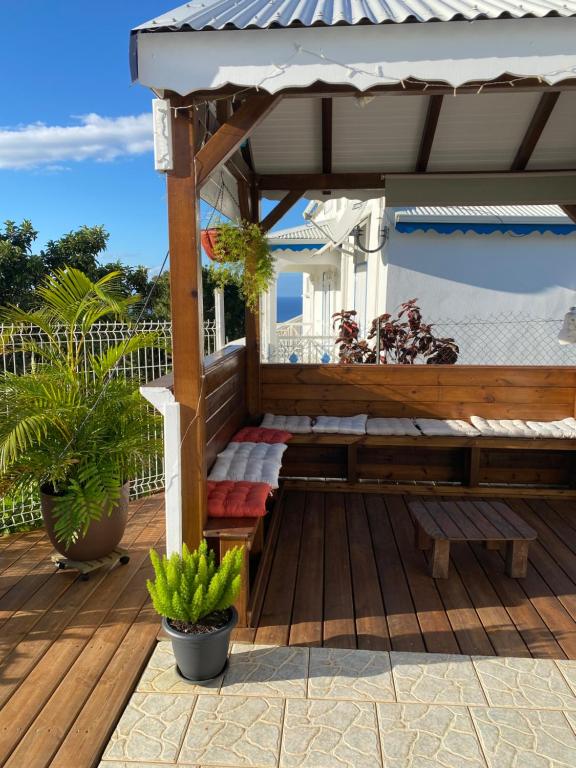 Balkón nebo terasa v ubytování Chalet Paradis