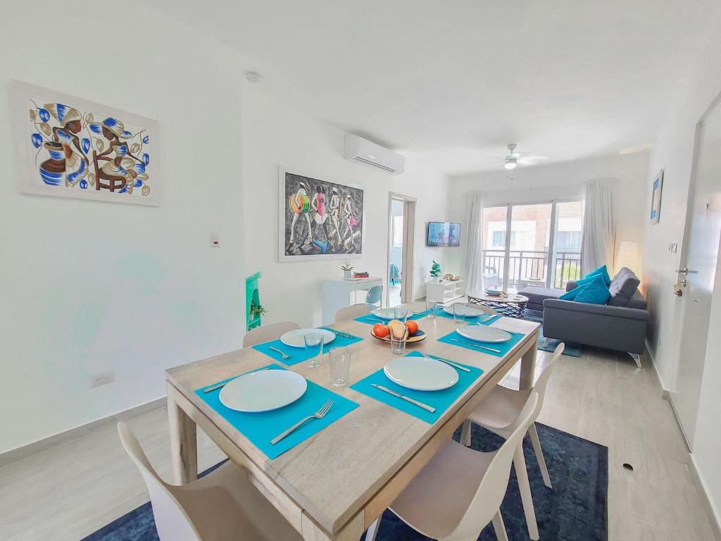 Posezení v ubytování Beauty Apartment Coral Village 2 close to the beach