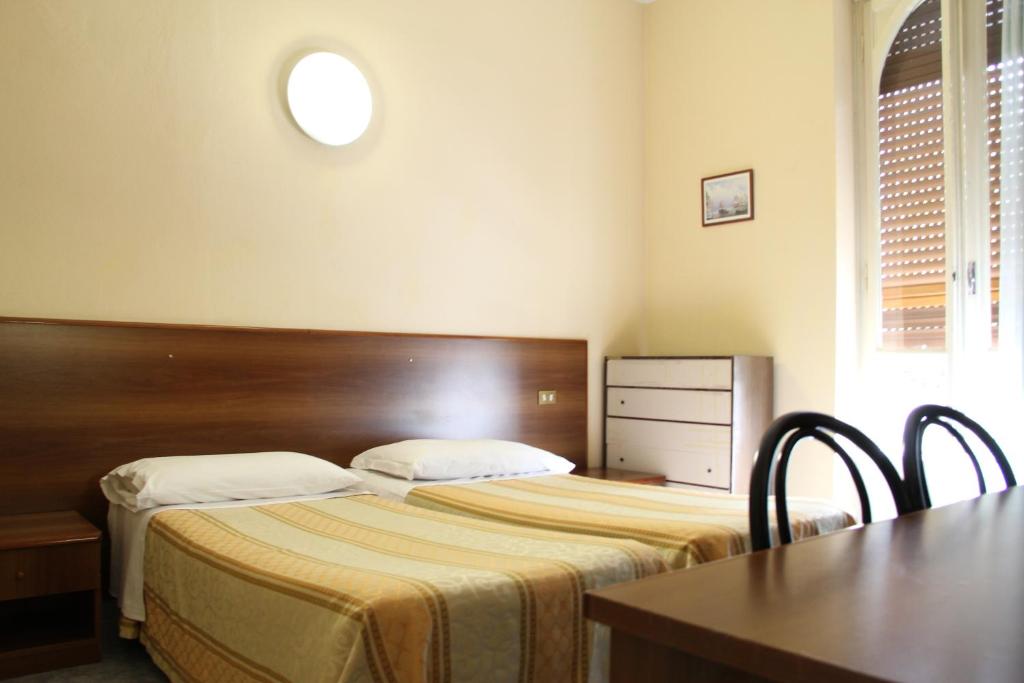 Posteľ alebo postele v izbe v ubytovaní Hotel Rallye