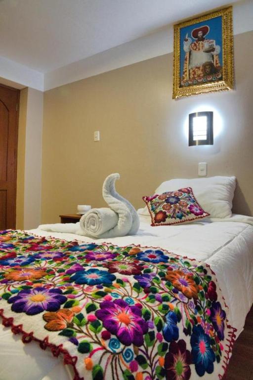 Katil atau katil-katil dalam bilik di Hotel Joram