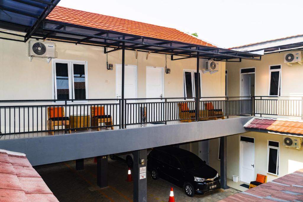 Balkón nebo terasa v ubytování L'cost Homestay