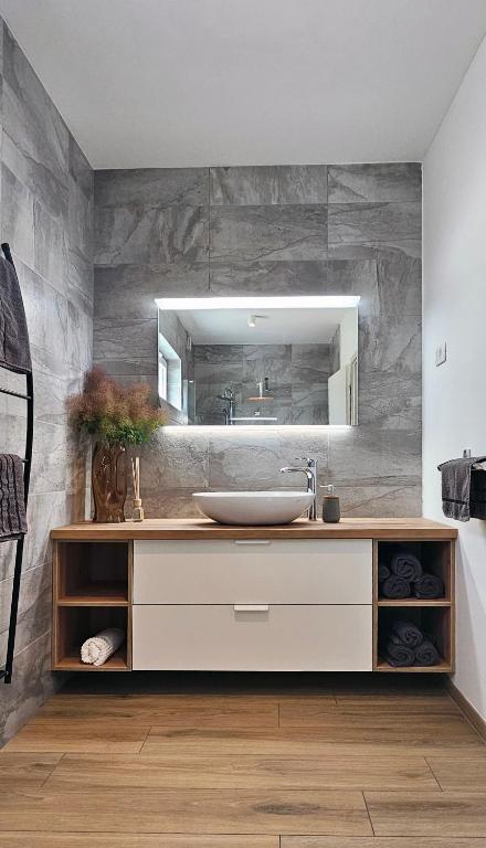 Koupelna v ubytování Apartment MoiRai