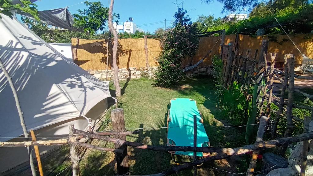 Zahrada ubytování Happy Glamping 2