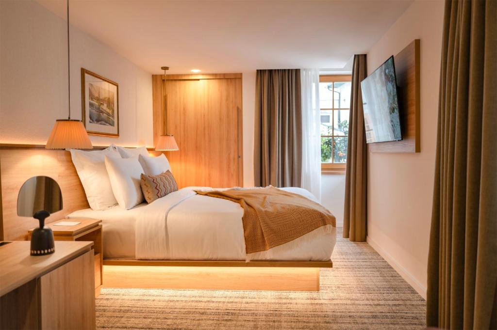 Postel nebo postele na pokoji v ubytování Hotel Baškuća Sarajevo