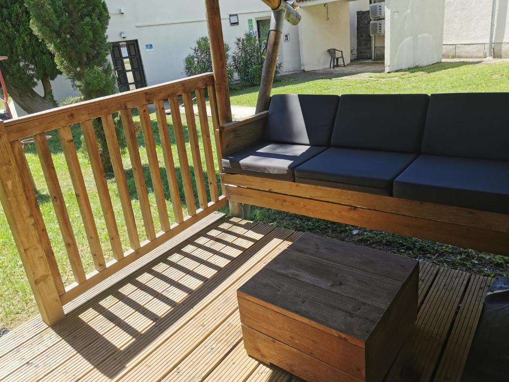Posezení v ubytování Camping Adria - Glamping Tent
