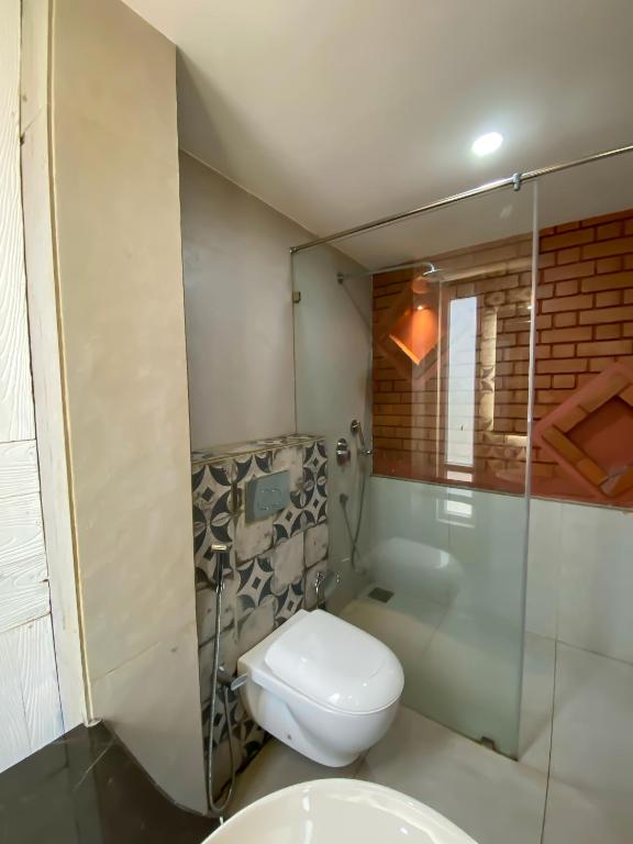 Koupelna v ubytování DownTown Hostels - Anjuna