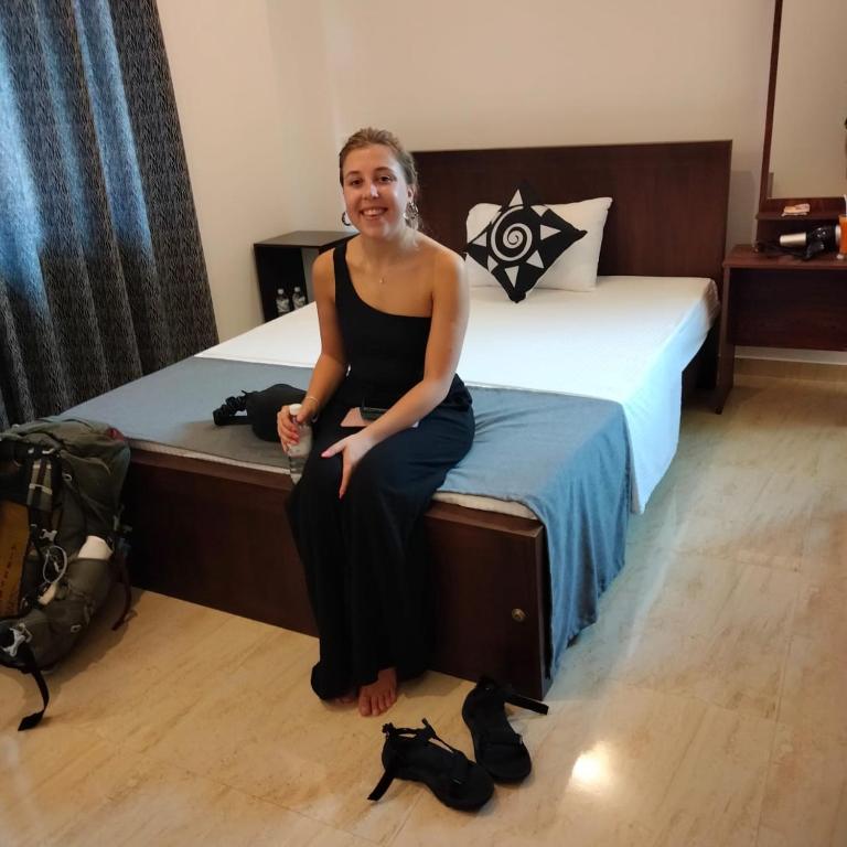Postel nebo postele na pokoji v ubytování R & R Home Stay
