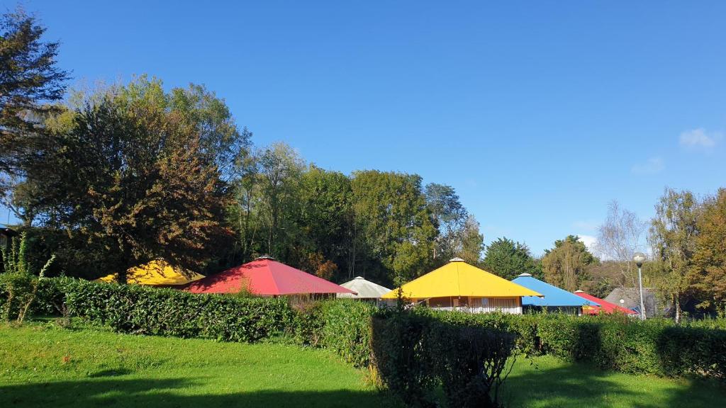 Zahrada ubytování CAMPING LES GRAVELETS 2étoiles