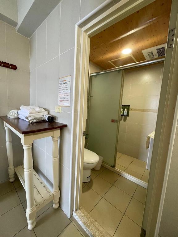 Koupelna v ubytování Chuxu Homestay