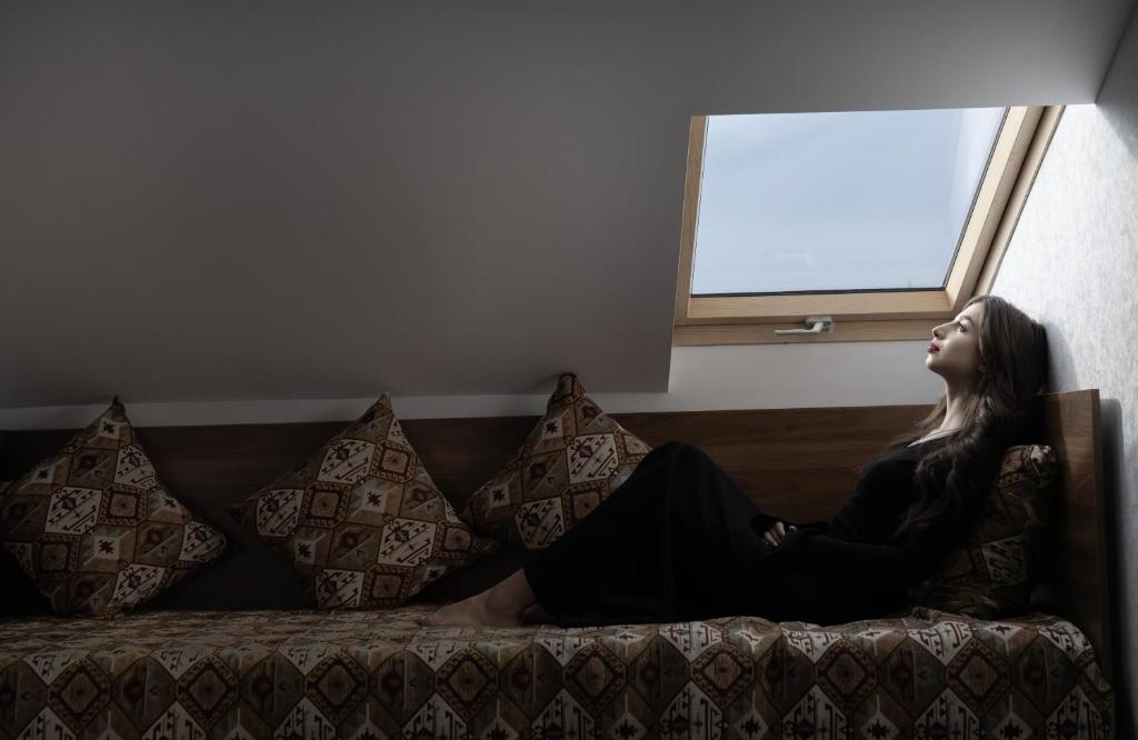 Posezení v ubytování JAZZ HOTEL Gyumri