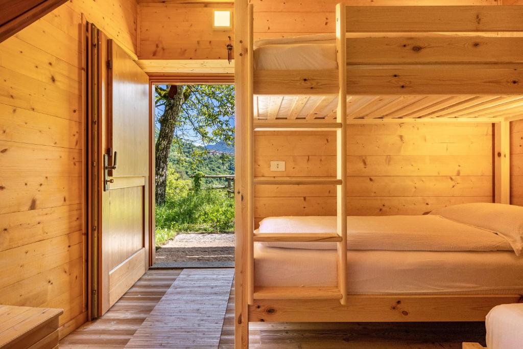 Postel nebo postele na pokoji v ubytování Wunderchalet