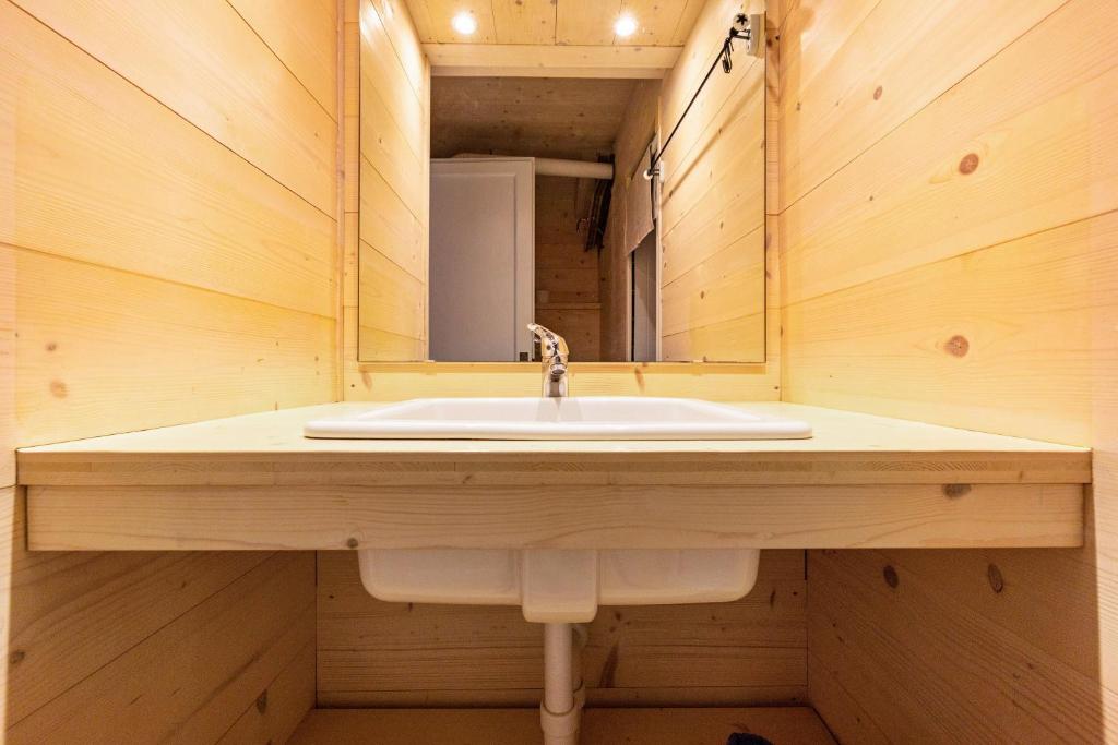 Koupelna v ubytování Wunderchalet