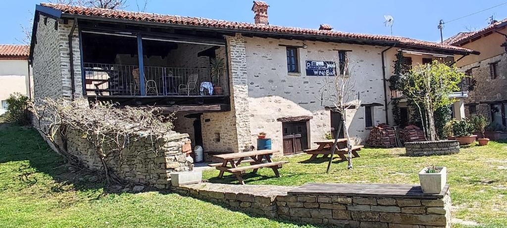 Budova, kde se bed and breakfast nachází
