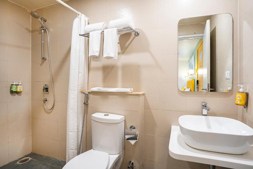 Koupelna v ubytování Bloom Hotel - Sector 19