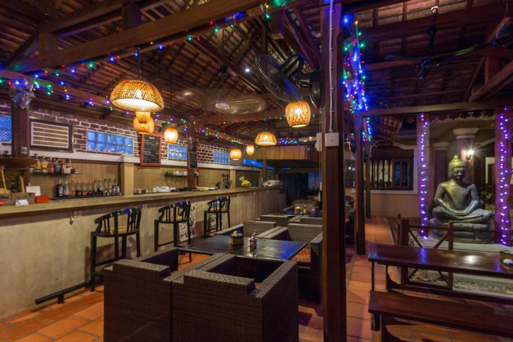 Restaurace v ubytování Le Tigre Villa