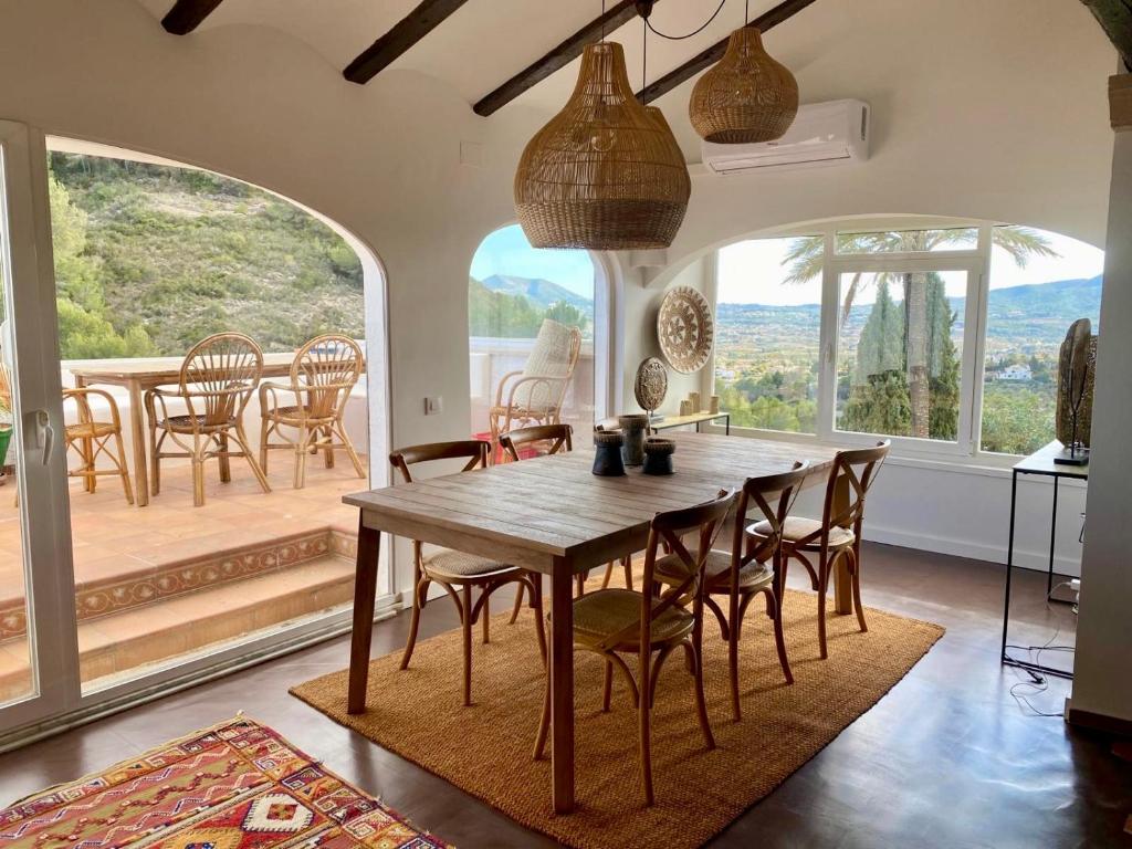 Naturlandskabet i nærheden af lejligheden