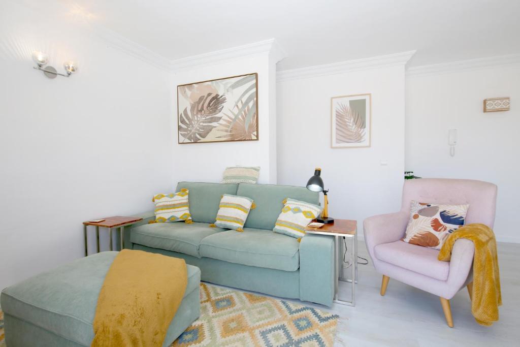 Posezení v ubytování Estepona Centre Penthouse ALGASOL