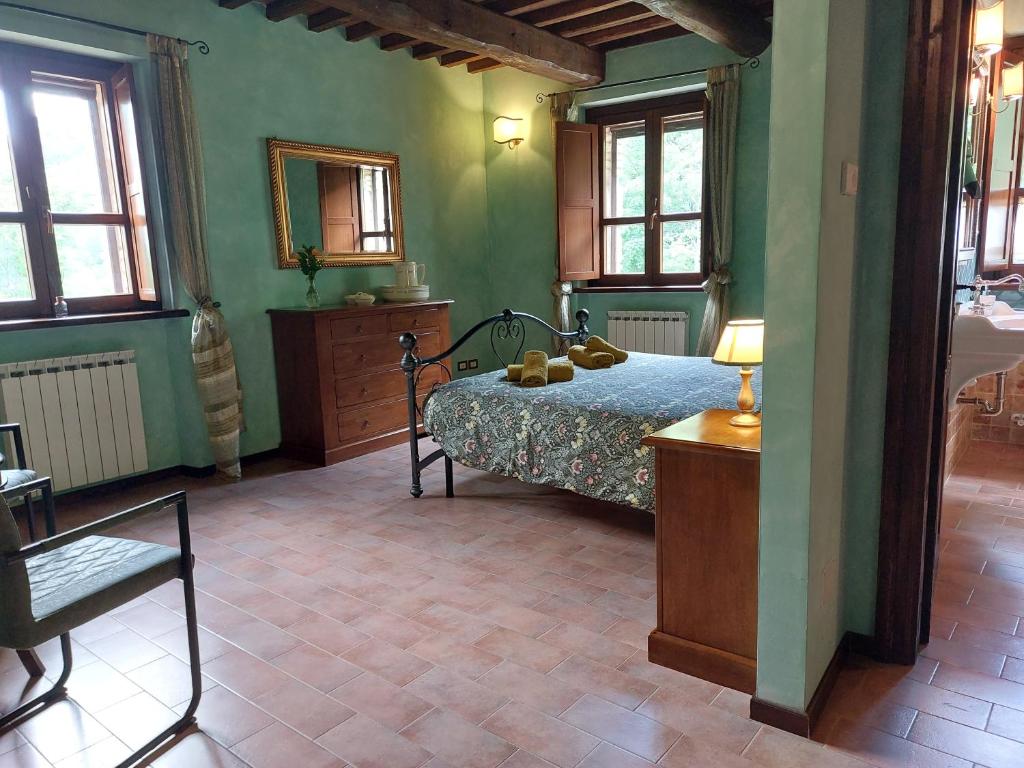 Postel nebo postele na pokoji v ubytování B&B Fonte Fresca