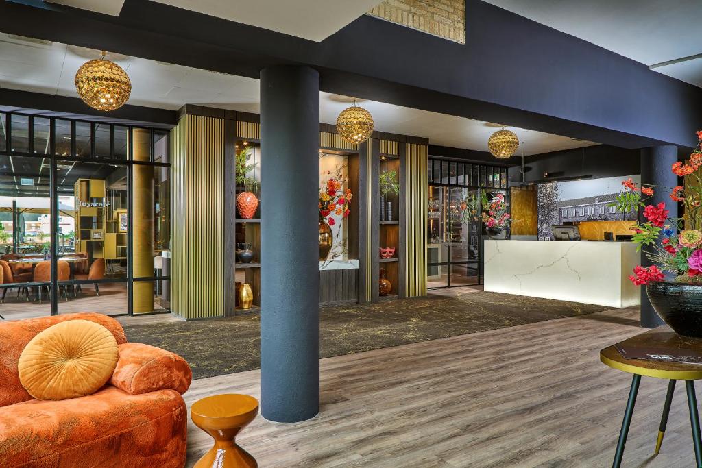 Posezení v ubytování Hotel Restaurant Grandcafé 't Voorhuys