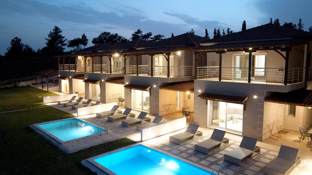 Bazén v ubytovaní Anelia Villas Sea View alebo v jeho blízkosti