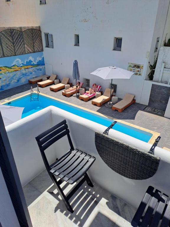Bazén v ubytování Oceanis Resort nebo v jeho okolí